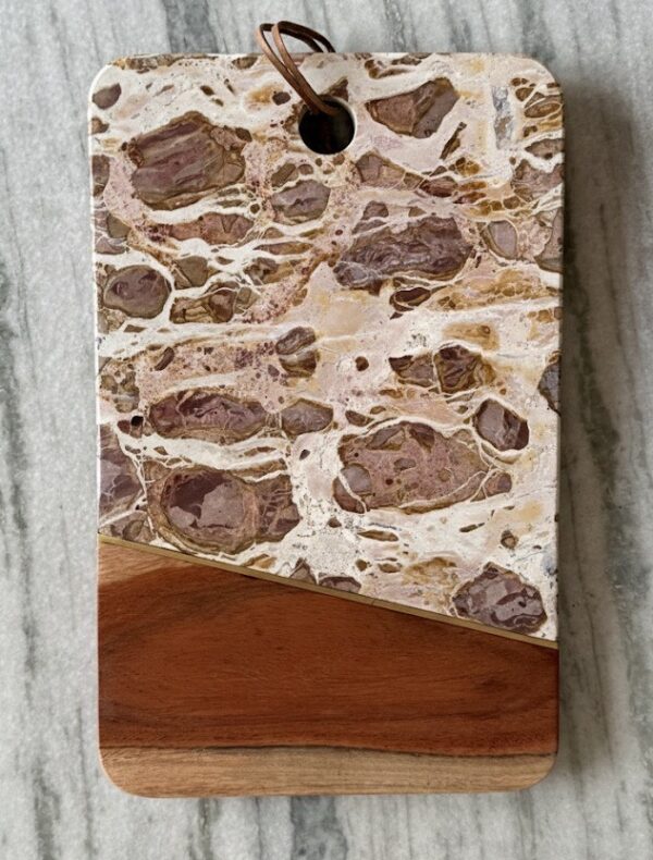 Artisan Marble & Wood Serving Board – Limited Edition